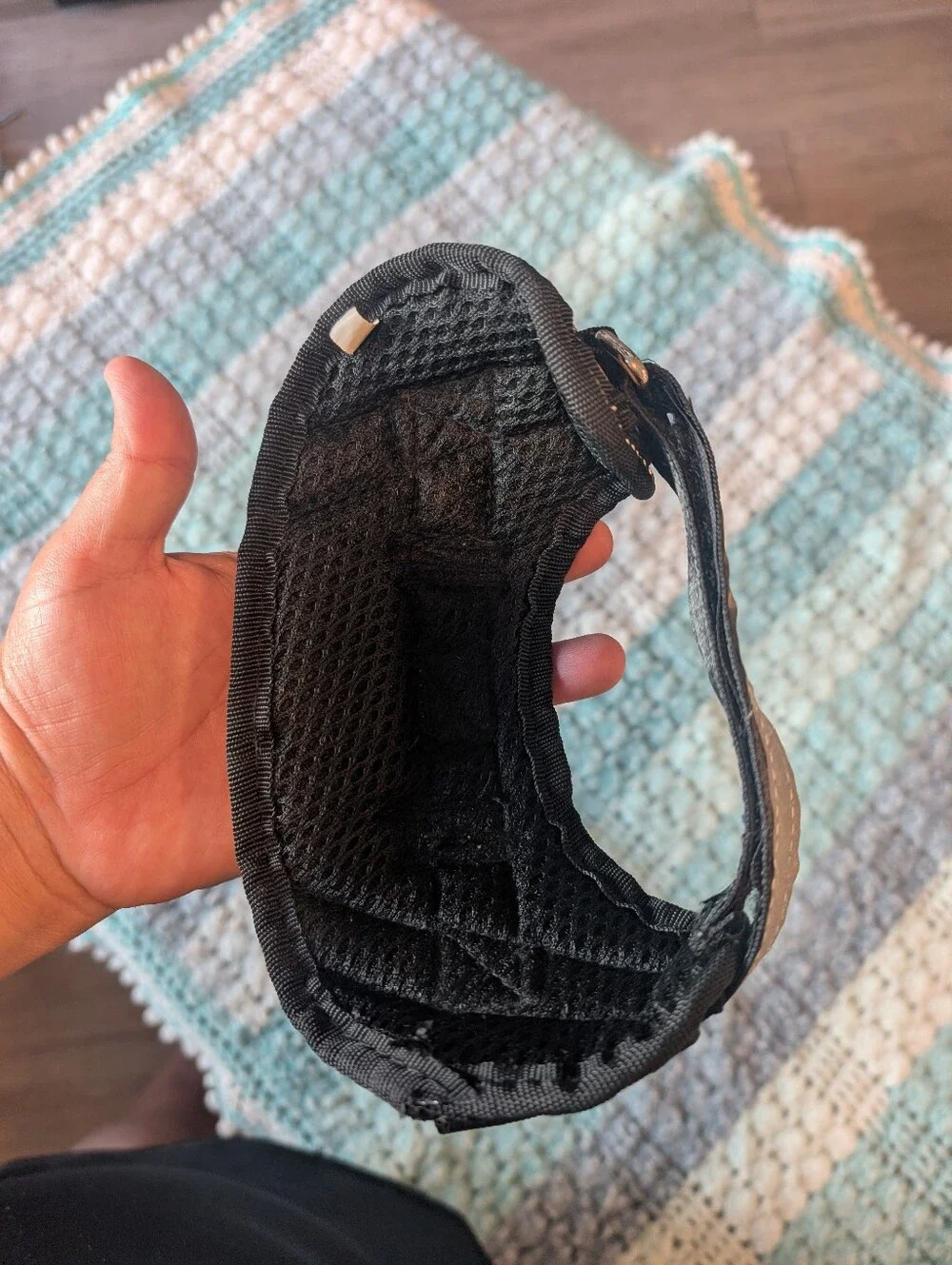 No Pull Dog Harness with Plaid Accent - Black size XS
